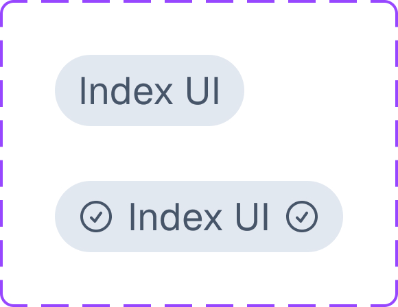 index UI - Chip